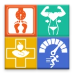 Logo of Health Calculator android Application 