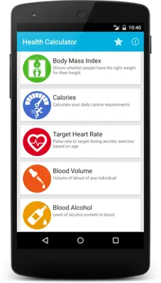 Health Calculator android App screenshot 15