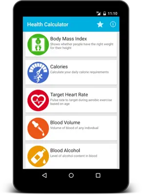 Health Calculator android App screenshot 7